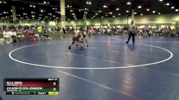 125 lbs Round 6 (8 Team) - Ella Sergi, Red Knights vs Kyleigh Plock-Johnson, Indiana Ice