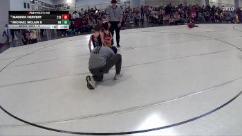 6 lbs Cons. Round 1 - Michael McLain Ii, Fairbury Matmen vs Maddox Hervert, 2TG
