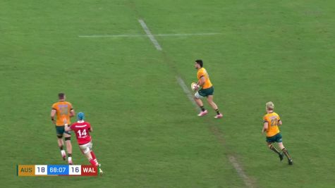 Tom Wright Try | Australia vs Wales | Jul 6 @ 9 AM