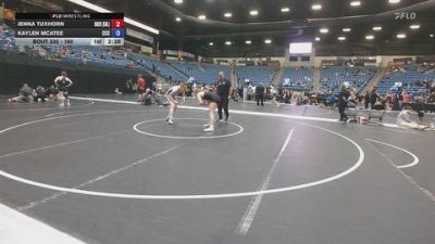160 lbs Semifinal - Jenna Tuxhorn, Baker University vs Kaylen McAtee, Colby Community College