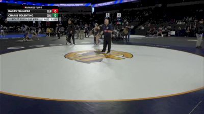 105 lbs Round Of 32 - Kailey Salazar, Selma (CS) vs Charis Tolentino, Coastal Academy (SD)