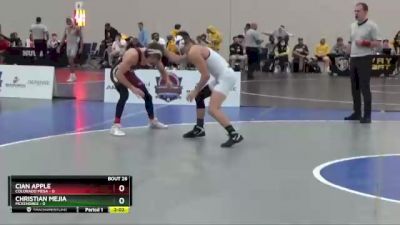 125 lbs Placement Matches (16 Team) - Christian Mejia, McKendree vs Cian Apple, Colorado Mesa