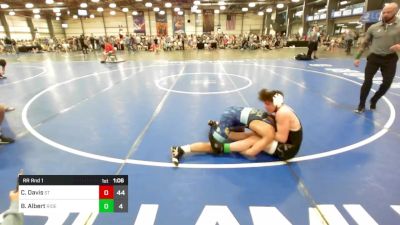 135 lbs Rr Rnd 1 - Carnell Davis, Steller Trained Fett vs Brian Albert, Ride Out Wrestling Club