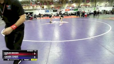 131 lbs Cons. Round 9 - Karlee Brooks, Iowa vs Cayden Condit, Lindenwood University