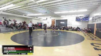 100 lbs Quarterfinal - Amy Ramirez, Arizona Lutheran HS vs Sadie Bateman, Mayer HS