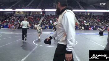 70 lbs Quarterfinal - Melody Johnson, U Town Hammers Wrestling vs Austyn DeGrande, Paola