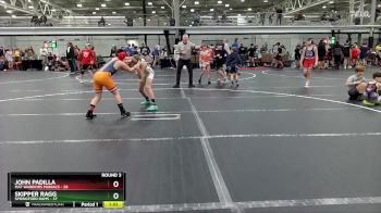 100 lbs Round 3 (4 Team) - John Padilla, Mat Warriors Maniacs vs Skipper Ragg, Springford Rams