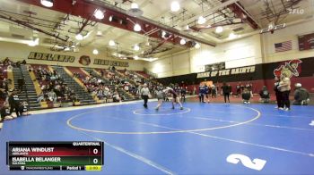 125 lbs Quarterfinal - Isabella Belanger, Sultana vs Ariana Windust, Adelanto