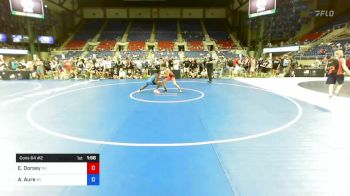 113 lbs Cons 64 #2 - Elijah Dorsey, North Carolina vs Aidan Aure, Wisconsin