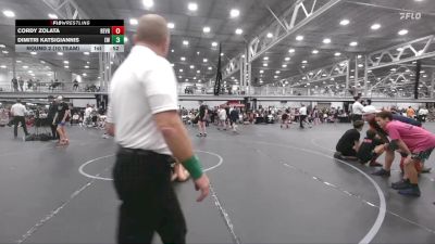 130 lbs Round 2 (10 Team) - Cordy Zolata, Revival Riddlers vs Dimitri Katsigiannis, Edge Wrestling