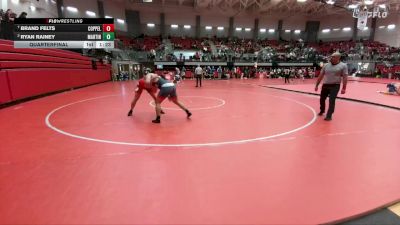 215 lbs Quarterfinal - Brand Felts, Coppell vs Ryan Rainey, Arlington Martin