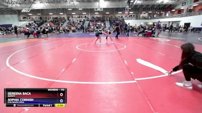 110 lbs Cons. Round 6 - Sereena Baca, Quincy vs Sophia Cornish, Colorado Mesa