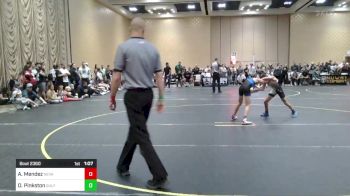 78 lbs Quarterfinal - Archie Mendez, Nevada Elite WC vs Dominic Pinkston, Gulf Coast WC