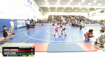 106 lbs Cons. Round 2 - Jonah Juergens, OC RTC/Fountain Valley HS vs Roman Hanes, La Quinta High School