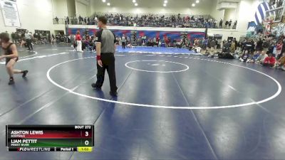 120 lbs Cons. Round 2 - Ashton Lewis, Kootenai vs Liam Pettit, Priest River