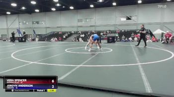 125 lbs Round 2 (8 Team) - Vera Spencer, Georgia Blue vs Jordyn Anderson, Virginia