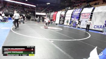 126 Class 2 lbs Champ. Round 1 - Coltyn Hollingsworth, Benton vs Andrew Montalbano, Affton