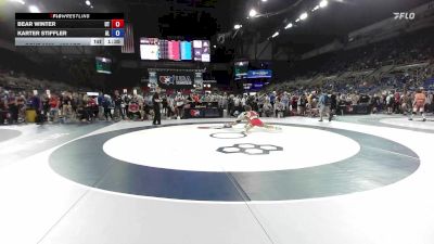 126 lbs Cons. Sub-rd Of 64 - Bear Winter, UT vs Karter Stiffler, AL