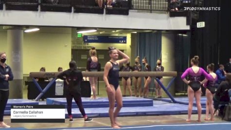 Carmella Callahan - Women's Pairs, Legacy Gymnastics - 2021 Women's Xcel Region 4 Championships