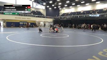 197 lbs Cons. Round 2 - Chance Evans, Cuesta College vs Cash Cancel, Bakersfield College
