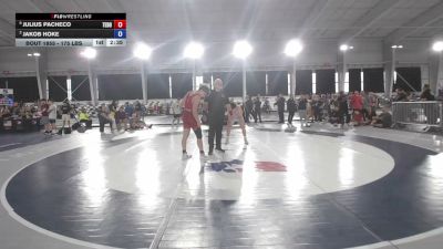 175 lbs Semis - Julius Pacheco, Team Donahoe vs Jakob Hoke