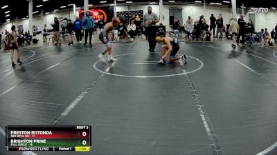 96 lbs Round 2 (4 Team) - Preston Rotonda, Red Devil WC vs Brighton Prine, Full Circle