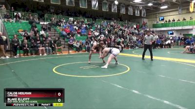 190 lbs Cons. Round 4 - Blake Elliott, East Knox Jr./Sr. High School vs Calob Heilman, Loveland