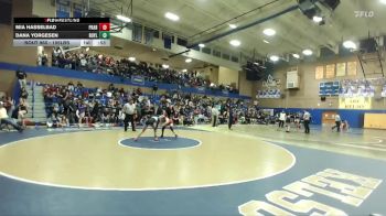 105lbs Cons. Round 4 - Dana Yorgesen, Royal (Girls) vs Mia Hasselbad, Prairie (Girls)