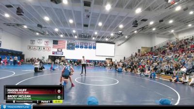 120 lbs Cons. Round 2 - Mason Huff, Johnson Junior High vs Brody Mclean, Douglas Middle School