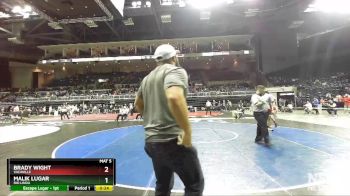 195 lbs Cons. Round 4 - Brady Wight, Vacaville vs Malik Lugar, Rio Linda