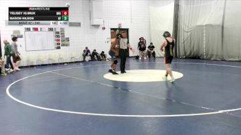 144 lbs Champ. Round 1 - Mason Hilson, Niagara Falls vs Yelisey Klimuk, Williamsville North/East