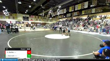 77 lbs Round 1 - Xachary Beilke, SoCal vs Jacob Bennett, Rancho Bernardo Wrestling