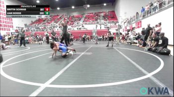 58-61 lbs Quarterfinal - Brittin Schwab, Smith Wrestling Academy vs Liam Boggs, Choctaw Ironman