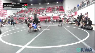 58-61 lbs Quarterfinal - Brittin Schwab, Smith Wrestling Academy vs Liam Boggs, Choctaw Ironman