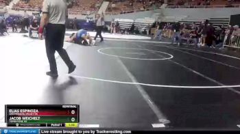 D4-285 lbs Semifinal - Elias Espinoza, San Pasqual Valley Hs vs Jacob Weichelt, Tombstone HS