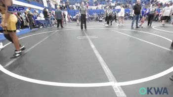 110 lbs Semifinal - Taliyah Hernandez, Lone Grove Takedown Club vs Easton McGilbert, Midwest City Bombers Youth Wrestling Club