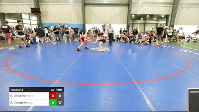 109 lbs Consi Of 4 - Brady Donovan, Combat WC vs Austin Bronco Campsey, Blue Wave Barn