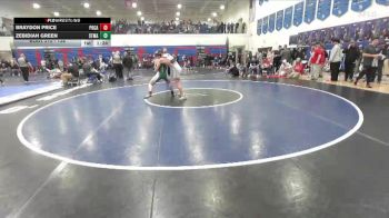 138 lbs Cons. Round 2 - Braydon Price, Pocatello vs Zebidiah Green, St. Maries