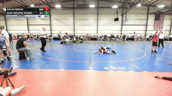 85 lbs Rr Rnd 2 - Nolan Berasi, Warhawks - MS vs Alex (Wolfie) Strobl, NC Gold - MS