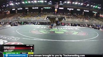 126 lbs Champ. Round 1 - Cael Kusky, Lovett School vs Roman Citro, High Point Regional