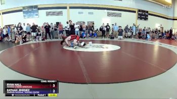 144 lbs Cons. Round 1 - Ryan Hall, Midwest Xtreme Wrestling vs Eathan Jimenez, Warrior Regional Training Center