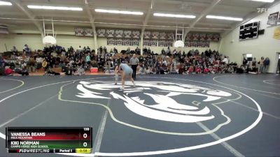 138 lbs Cons. Round 4 - Vanessa Beans, Mica Mountain vs Kiki Norman, Campo Verde High School