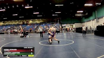 175 lbs Cons. Round 3 - Connor Langford, Northern Guilford vs Aydin Leonard, Cape Fear