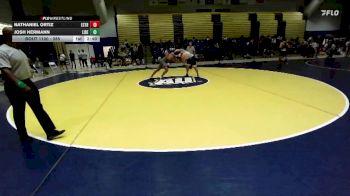 285 lbs Champ. Round 2 - Nathaniel Ortiz, East Stroudsburg vs Josh Hermann, Liberty