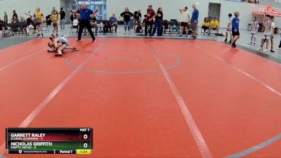 72 lbs Round 1 (6 Team) - Garrett Raley, Florida Scorpions vs Nicholas Griffith, Misfits United