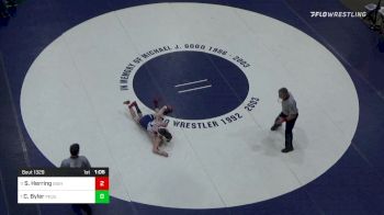 124 lbs Semifinal - Sam Herring, Bishop McCort vs Cole Byler, Pequea Valley