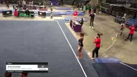 Anna Kaziska - Floor, Southeast Missouri State University - 2021 GymQuarters Invitational