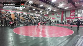 140 lbs Champ. Round 2 - Yaharia Marmolejo, Santa Ana vs Rylee Moorehead, Elsinore