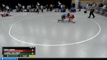 144 lbs Cons. Round 9 - Gabriel Gallardo, Mustang Wrestling Club vs Sean Larkin, Beat The Streets Chicago-Midway