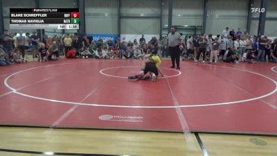 145 lbs Quarterfinal - Blake Schreffler, Mifflintown vs Thomas Naviglia, Natrona Hgts